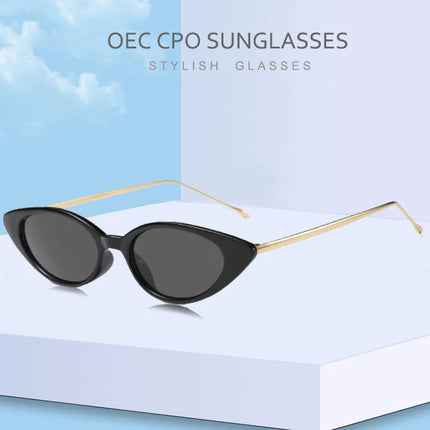 Ladies Cat Eye Sunglasses Women Brand Designer Fashion Small Frame Sun Glasses for Female Trend Glasees UV400 O5