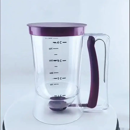 1 Pcs 900ml Batter Dispenser Hand-held Graduated Funnel Pastry Dough Dispensador For Pancake Cupcakes Cake