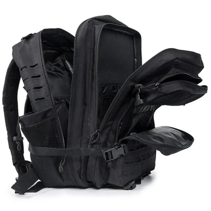 25L/45L Tactical Backpack Outdoor for Women/men Laser Cut Molle Hiking 3Day pack School Bag Gym Rucksack with Dual Cup Holder