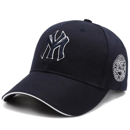 Fashion Letters MY Embroidery Baseball Cap For Women Men Cotton Unisex-Teens Snapback Flat Bill Hip Hop Tide Hats Visors Sun Hat