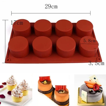 20 Design Silicone Mold For Baking Chocolate Fondant Cake Baking Mold Non-Stick Baking Pan Pastry Doughnut Dessert Making Tools
