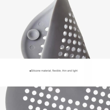 Silicone Sink Strainer, Shower Drain Plug Hair Catcher, Bathtub Kitchen Sink Filter Screen Bathroom Accessories