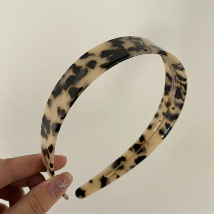 Fashion Acetate Headband  BLOND HAVANA Color Matching Hair Band Wide Headband Women Girls Hair Accessories