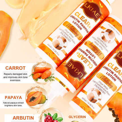 LKIAE Arbutin And Vitamin C Lightening Skin Care Kit, Brighten Dull Skin, Moisturizing, Dark Spot Corrector, For All Skin Tone