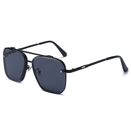 New Gradient Square Vintage Sunglasses For Men Women Luxury Sun Glasses Fashion Male Driving Fishing Eyewear UV400 Óculos De Sol