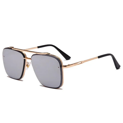 New Gradient Square Vintage Sunglasses For Men Women Luxury Sun Glasses Fashion Male Driving Fishing Eyewear UV400 Óculos De Sol