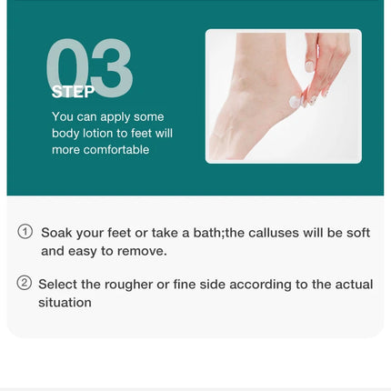 MR.GREEN Foot File Double Sided Callus Remover For Dead Skin Professional Pedicure Tools Callous Scraper Foot Sander Heel Filer