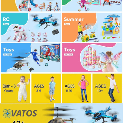 VATOS Science Circuit for Kids DIY Electronics Exploration Kit 150+ Project Physics Experiment Circuit Board Educate Toy Ages 6+