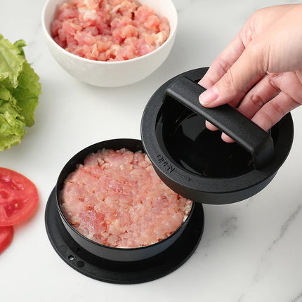Hamburger Meat Press Maker Round Shape Non-Stick Stuffed Burger Patties Beef Grill Pie Press Mould Maker Kitchen Accessories ﻿