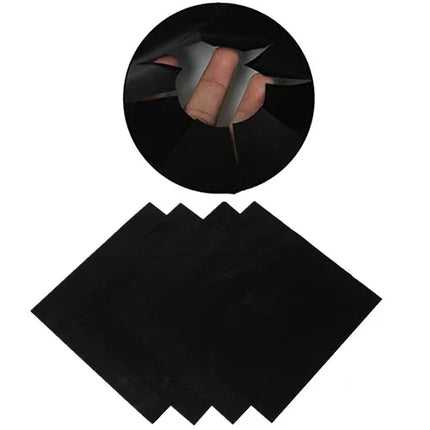 4 Pcs Square Foil Gas Hob Protector Liner Easy Clean Reusable Protection Pad Gas Stove Stovetop Protector Kitchen Accessories