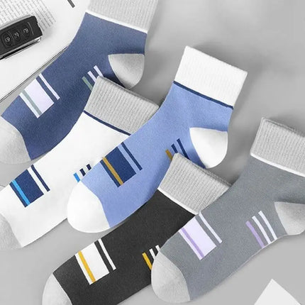 6Pairs Men Socks Breathable Cotton Sports Stockings Men Socks Comfortable Sweat Absorption Deodorant Business Sox High Quality
