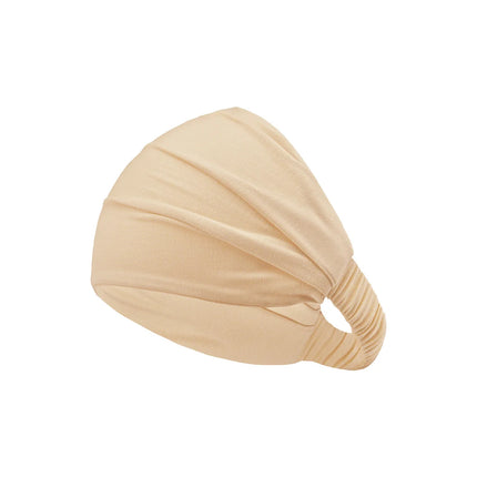 Solid Hairband Wide Hair Bands Elastic Headband Scarf For Muslim Woman Hair Hoop Headwrap Hairstyles Fashion Hair Bandana