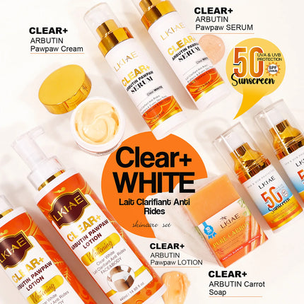 LKIAE Arbutin And Vitamin C Lightening Skin Care Kit, Brighten Dull Skin, Moisturizing, Dark Spot Corrector, For All Skin Tone