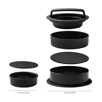 Hamburger Meat Press Maker Round Shape Non-Stick Stuffed Burger Patties Beef Grill Pie Press Mould Maker Kitchen Accessories ﻿