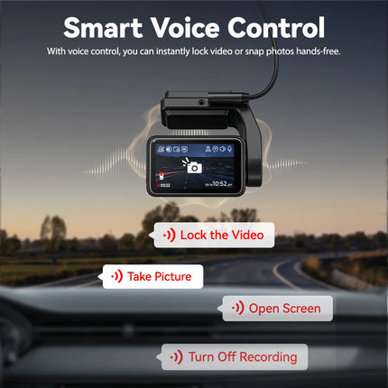 REDTIGER A4 Dash Camera Front and Rear 4k Dash Cam Drive Recorder for WiFi GPS Car Dvr for 24H Parking Mode Black Box for Car