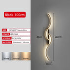 C-Black-100cm / Warm White-NO RC
