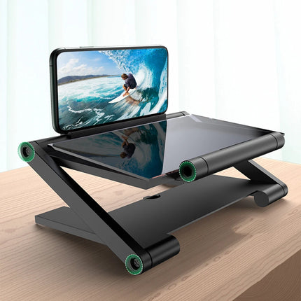 8 inch 3D HD Cell Phone Screen Amplifier Bracket 3-4X Zoom Curved Surface Foldable Display Magnifying Stand for 4.0-6.0 inch Pho