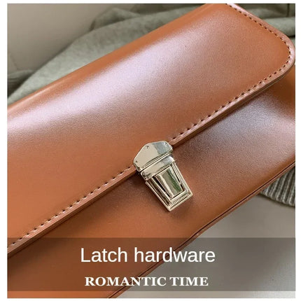 Korean Style Underarm Female Bag PU Minimalist Women Handbag 2025 New Fashion Shoulder Bag Solid Color Daily Commuter bag