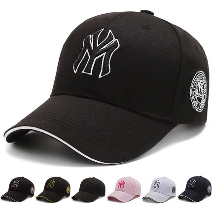 Fashion Letters MY Embroidery Baseball Cap For Women Men Cotton Unisex-Teens Snapback Flat Bill Hip Hop Tide Hats Visors Sun Hat