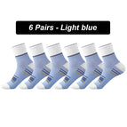EU38-45 / 6Pairs Light blue / United States