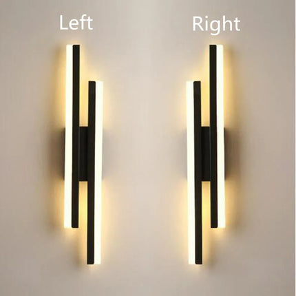LED Bedroom Wall Lamp Wall Sconces Copper Line Pipe Acrylic Lampshade Indoor Lighting for Living Room Corridor Light Fixture