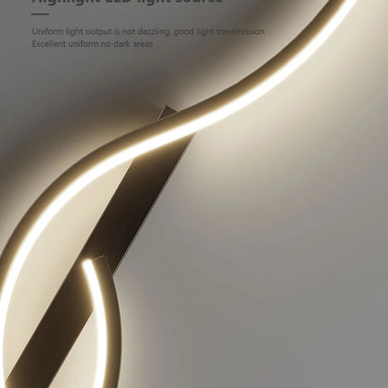 Modern LED Wall Lamp Minimalist Led Light Bedroom Bedside Long Strip Wall Sconces Living Room Home Indoor Lighting Fixture