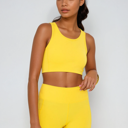 Cropped Leggings with Pockets